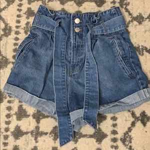 premium denim shorts